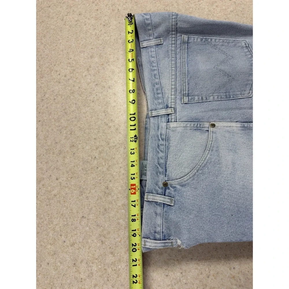 Levi's Jeans Mens 48x32 Light Wash Blue Distressed Relaxed Fit Denim Big Tall